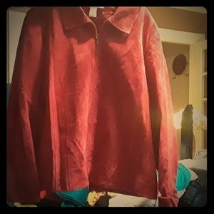 Dark Red Leather Jacket